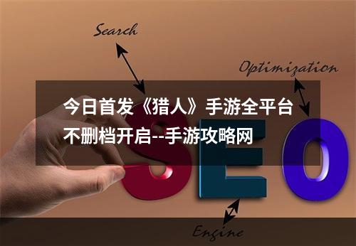 今日首发《猎人》手游全平台不删档开启--手游攻略网