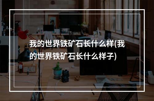 我的世界铁矿石长什么样(我的世界铁矿石长什么样子)