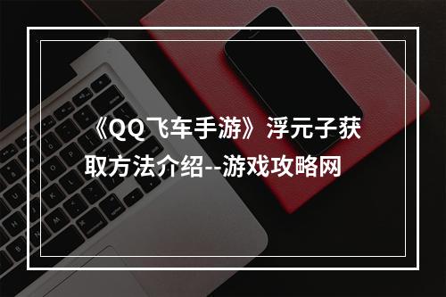 《QQ飞车手游》浮元子获取方法介绍--游戏攻略网