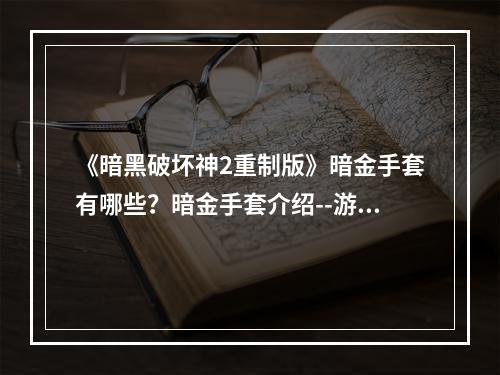 《暗黑破坏神2重制版》暗金手套有哪些？暗金手套介绍--游戏攻略网