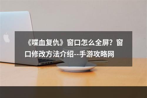 《喋血复仇》窗口怎么全屏？窗口修改方法介绍--手游攻略网