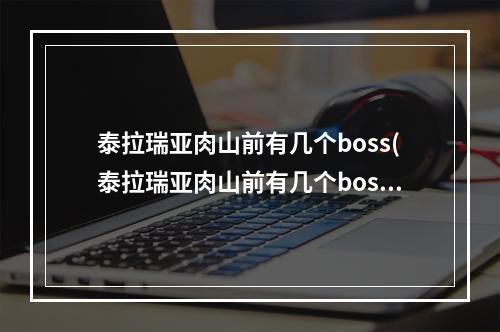 泰拉瑞亚肉山前有几个boss(泰拉瑞亚肉山前有几个boss可以打)