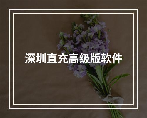 深圳直充高级版软件