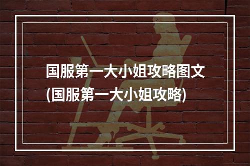 国服第一大小姐攻略图文(国服第一大小姐攻略)