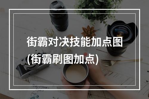 街霸对决技能加点图(街霸刷图加点)