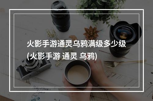 火影手游通灵乌鸦满级多少级(火影手游 通灵 乌鸦)