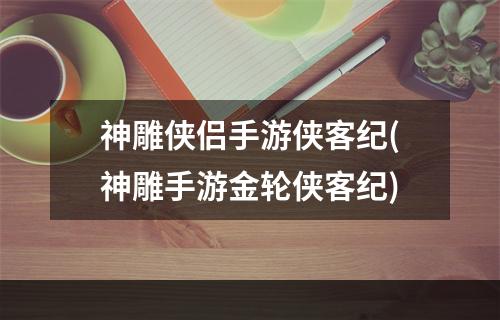 神雕侠侣手游侠客纪(神雕手游金轮侠客纪)