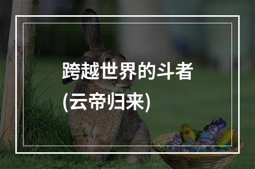 跨越世界的斗者(云帝归来)