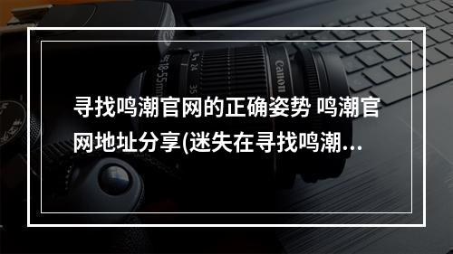 寻找鸣潮官网的正确姿势 鸣潮官网地址分享(迷失在寻找鸣潮官网的路上 鸣潮官网地址攻略)