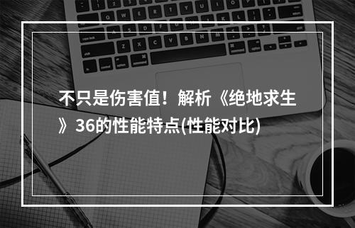 不只是伤害值！解析《绝地求生》36的性能特点(性能对比)