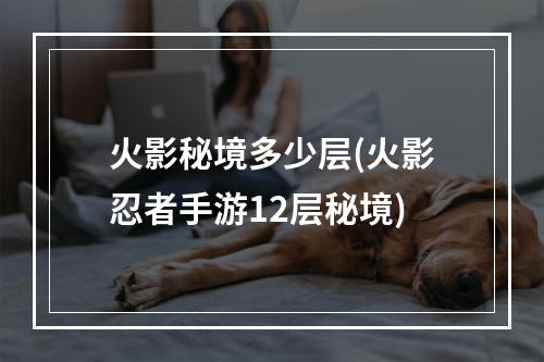 火影秘境多少层(火影忍者手游12层秘境)