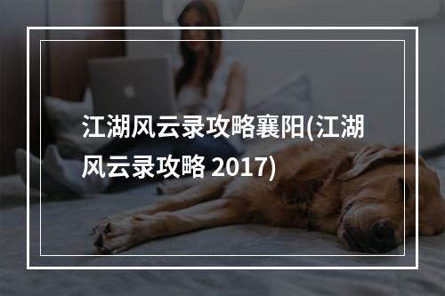 江湖风云录攻略襄阳(江湖风云录攻略 2017)