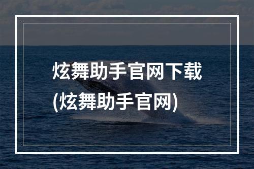 炫舞助手官网下载(炫舞助手官网)