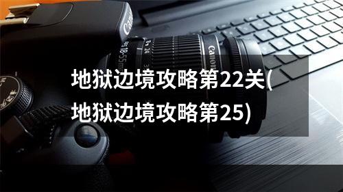 地狱边境攻略第22关(地狱边境攻略第25)