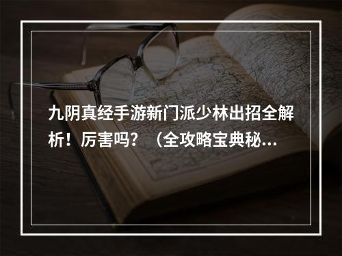 九阴真经手游新门派少林出招全解析！厉害吗？（全攻略宝典秘籍）