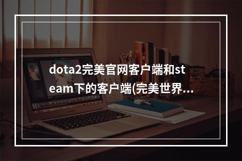 dota2完美官网客户端和steam下的客户端(完美世界dota2官网)