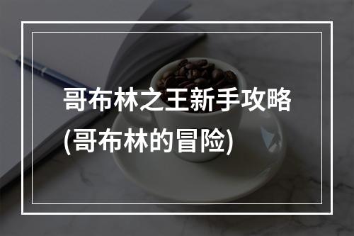 哥布林之王新手攻略(哥布林的冒险)