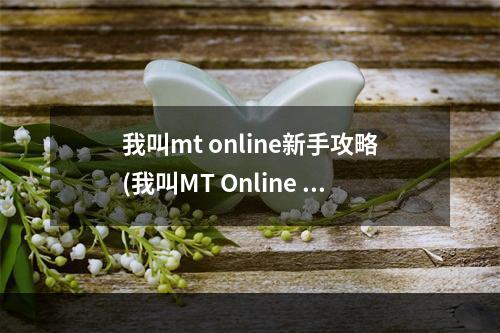 我叫mt online新手攻略(我叫MT Online 新手入门全方位指南 分岔路前的抉择决定走)