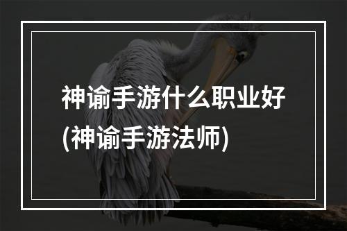 神谕手游什么职业好(神谕手游法师)