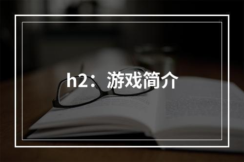 h2：游戏简介