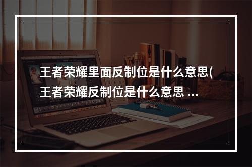 王者荣耀里面反制位是什么意思(王者荣耀反制位是什么意思 王者荣耀 )