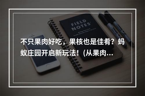 不只果肉好吃，果核也是佳肴？蚂蚁庄园开启新玩法！(从果肉到果核，蚂蚁庄园独创口感飨宴！)