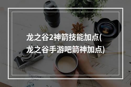 龙之谷2神箭技能加点(龙之谷手游吧箭神加点)