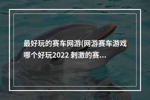 最好玩的赛车网游(网游赛车游戏哪个好玩2022 刺激的赛车游戏推荐 )