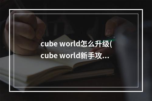 cube world怎么升级(cube world新手攻略)