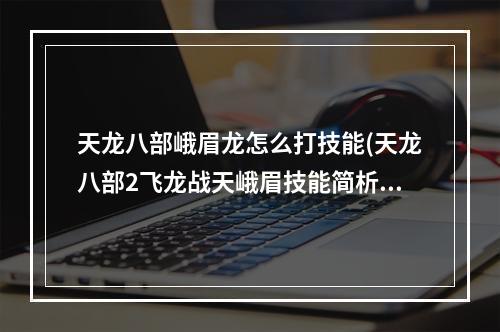 天龙八部峨眉龙怎么打技能(天龙八部2飞龙战天峨眉技能简析攻略)