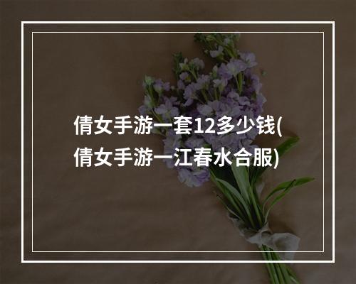 倩女手游一套12多少钱(倩女手游一江春水合服)