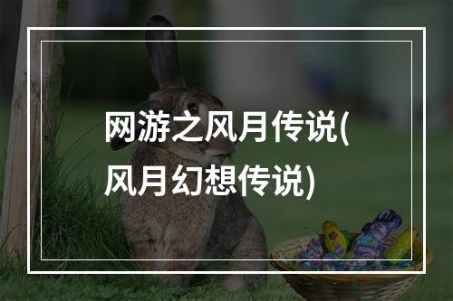 网游之风月传说(风月幻想传说)