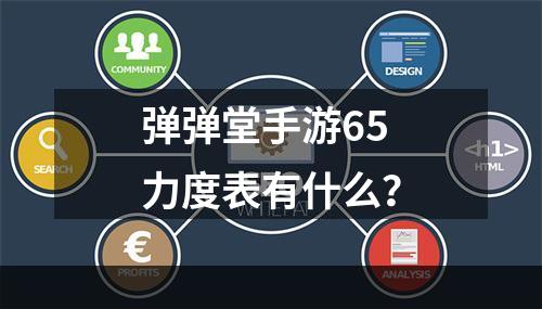 弹弹堂手游65力度表有什么？