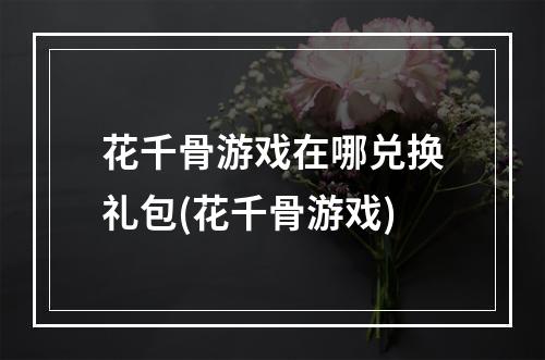 花千骨游戏在哪兑换礼包(花千骨游戏)