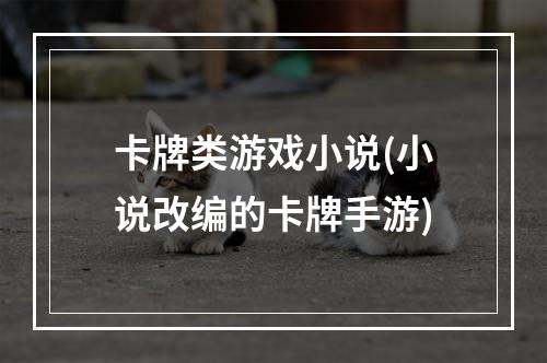 卡牌类游戏小说(小说改编的卡牌手游)