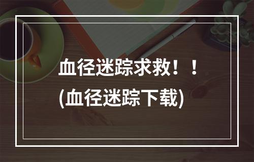 血径迷踪求救！！(血径迷踪下载)