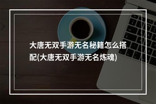 大唐无双手游无名秘籍怎么搭配(大唐无双手游无名炼魂)