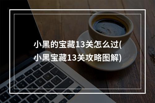 小黑的宝藏13关怎么过(小黑宝藏13关攻略图解)