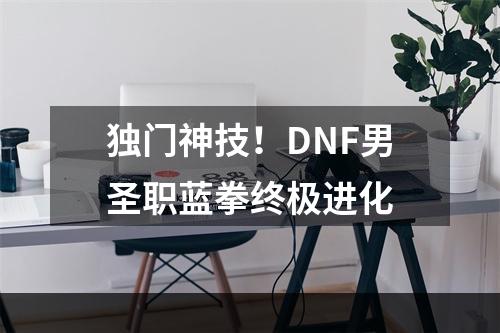 独门神技！DNF男圣职蓝拳终极进化