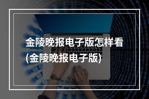 金陵晚报电子版怎样看(金陵晚报电子版)