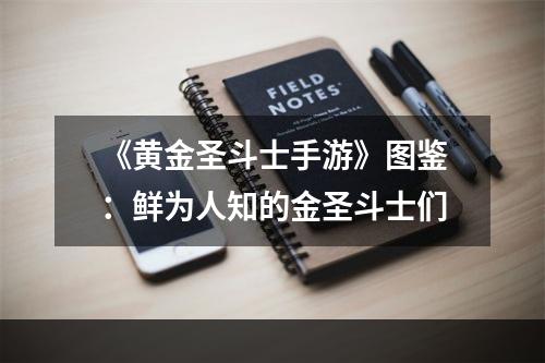 《黄金圣斗士手游》图鉴：鲜为人知的金圣斗士们