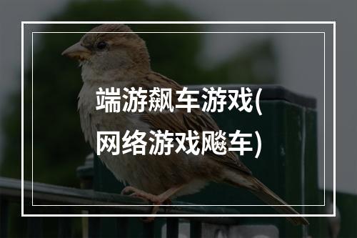 端游飙车游戏(网络游戏飚车)