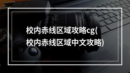 校内赤线区域攻略cg(校内赤线区域中文攻略)