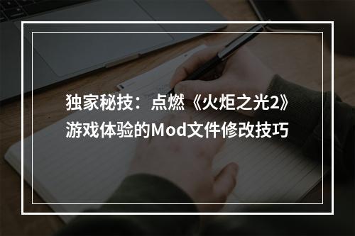 独家秘技：点燃《火炬之光2》游戏体验的Mod文件修改技巧