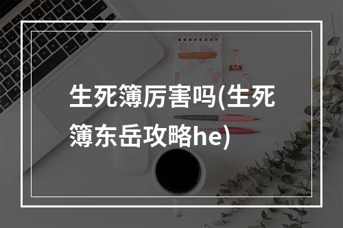 生死簿厉害吗(生死簿东岳攻略he)