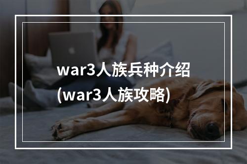 war3人族兵种介绍(war3人族攻略)