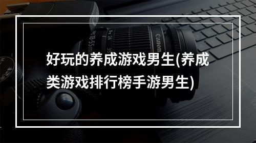 好玩的养成游戏男生(养成类游戏排行榜手游男生)