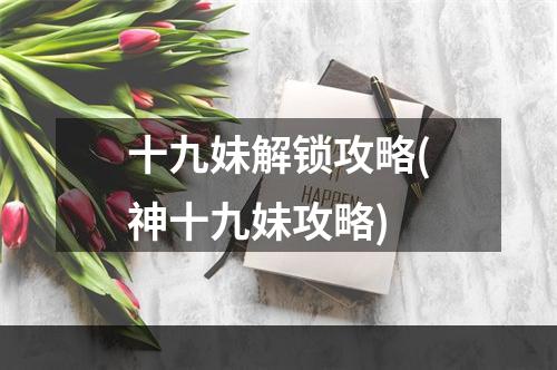 十九妹解锁攻略(神十九妹攻略)