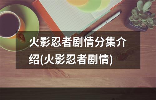 火影忍者剧情分集介绍(火影忍者剧情)