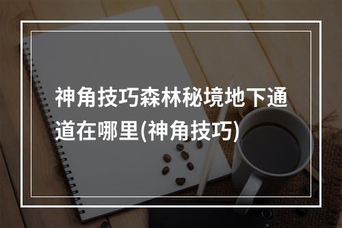 神角技巧森林秘境地下通道在哪里(神角技巧)